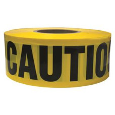 TruForce™ Barricade Tape, "Caution", Yellow/Black 8 p/Case