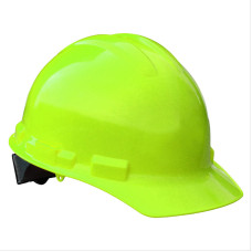 Granite™ Ratchet Cap Style Hard Hat Hi Viz Green 4pt Ratchet Suspension
