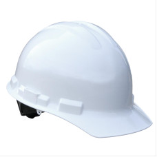 Granite™ Ratchet Cap Style Hard Hat White 4pt Ratchet Suspension